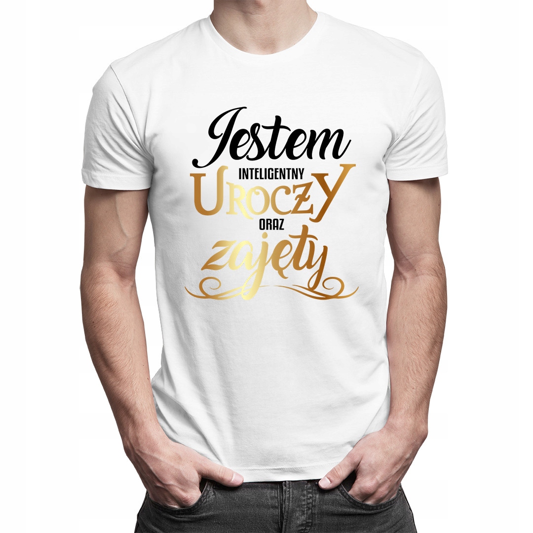 

Koszulka ze śmiesznym nadrukiem dla chłopaka