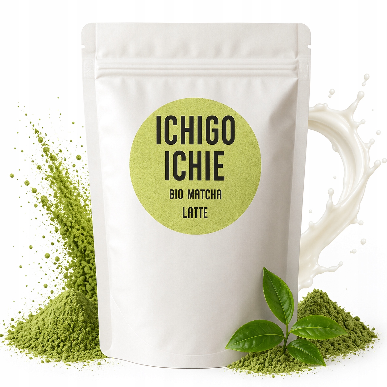 Zelený Čaj Shake Matcha Latte Bio Japonský Práškový Premium 300 g