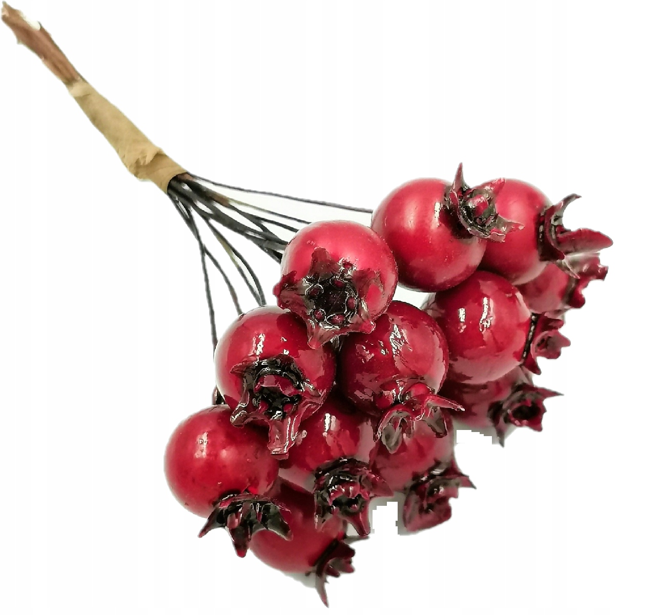 

Czerwona Jarzębina Jabłuszka stroik choinka 12 szt