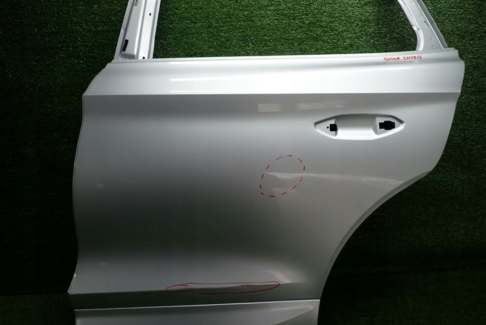 SKODA ENYAQ door left rear. rear part
