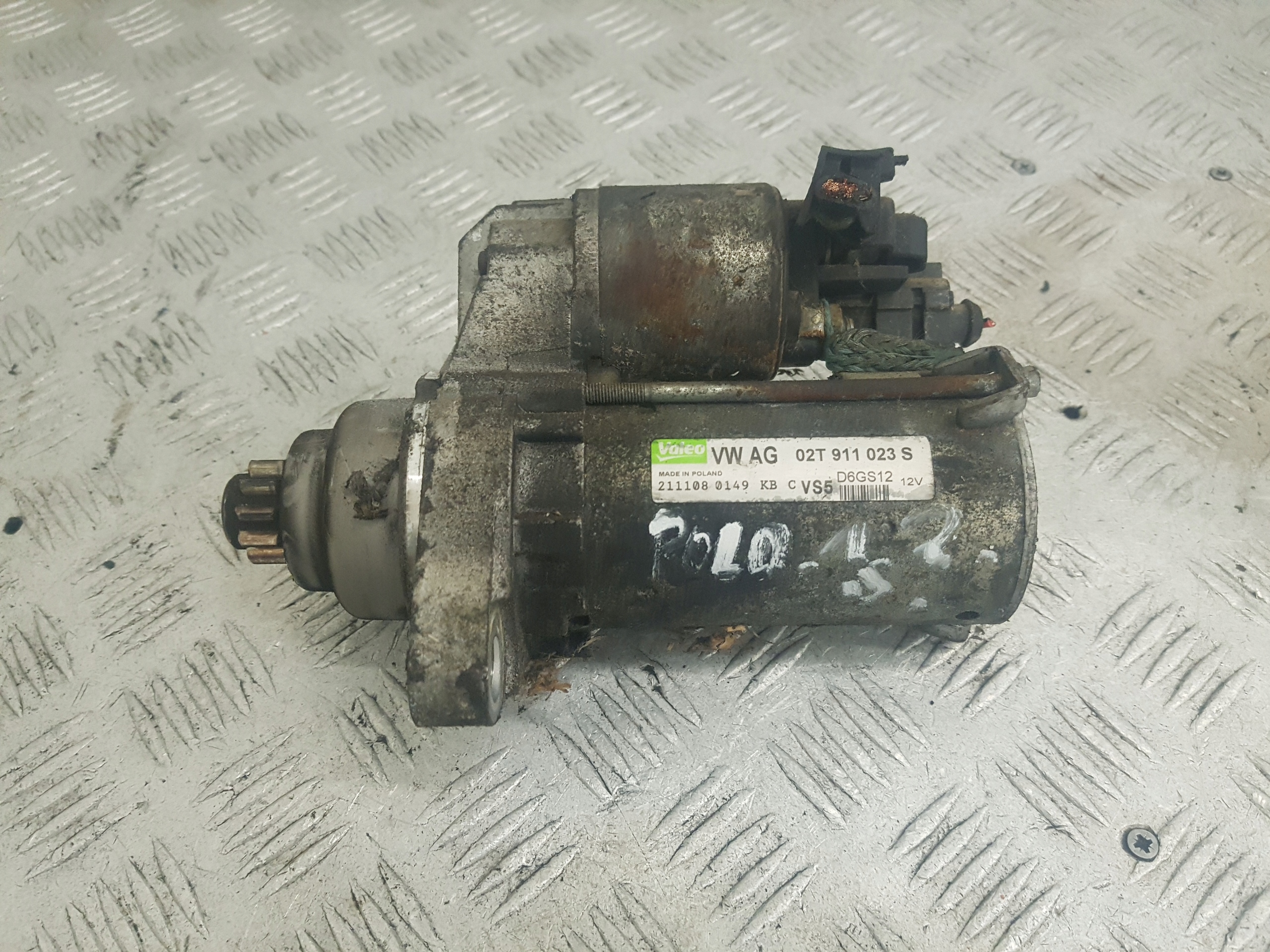 starter VOLKSWAGEN POLO 4 02T911023S