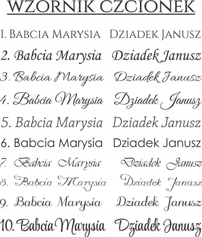 Winietki na stół CHRZEST KOMUNIA personalizacja Szerokość produktu 9.2 cm