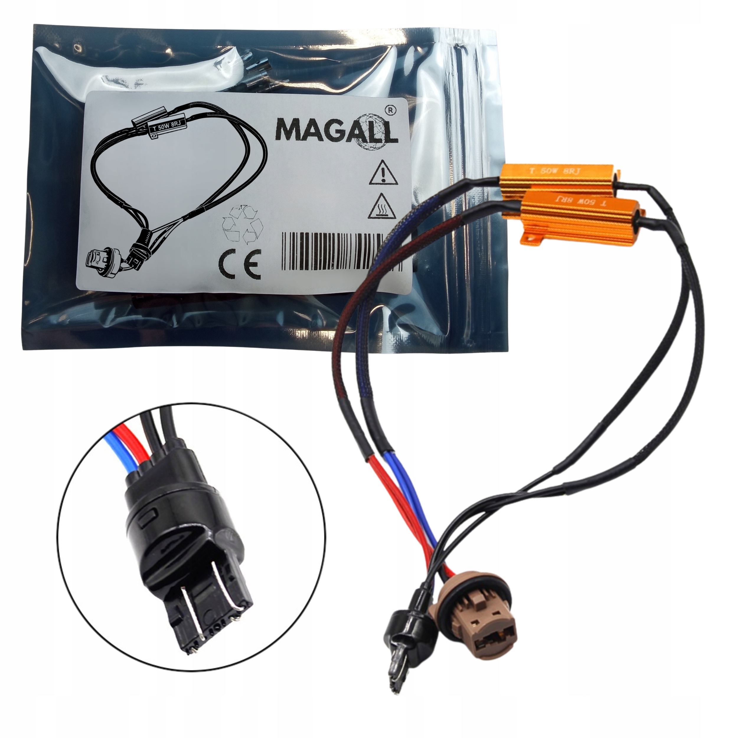 Rezystor CANBUS W21/5W 7443 12V – adapter Plug&Play LED MAGALL