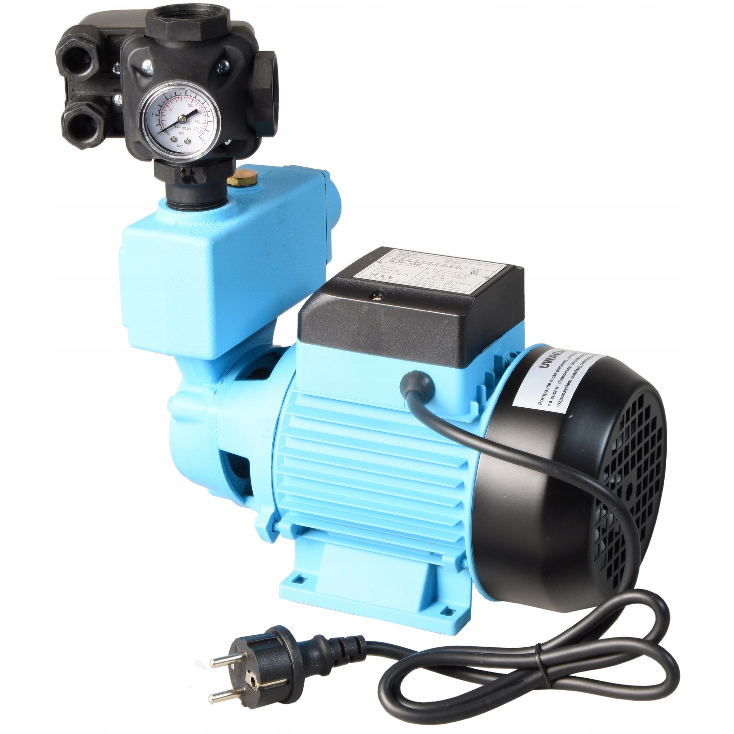 Čerpadlo S Príslušenstvom Pre vodnú studňu Wz Wzp 750 W Hydrofor 3000 l/h Účinné