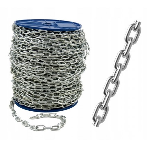 Łańcuch gospodarczy D1 DIN 5685A 4mm - 1mb