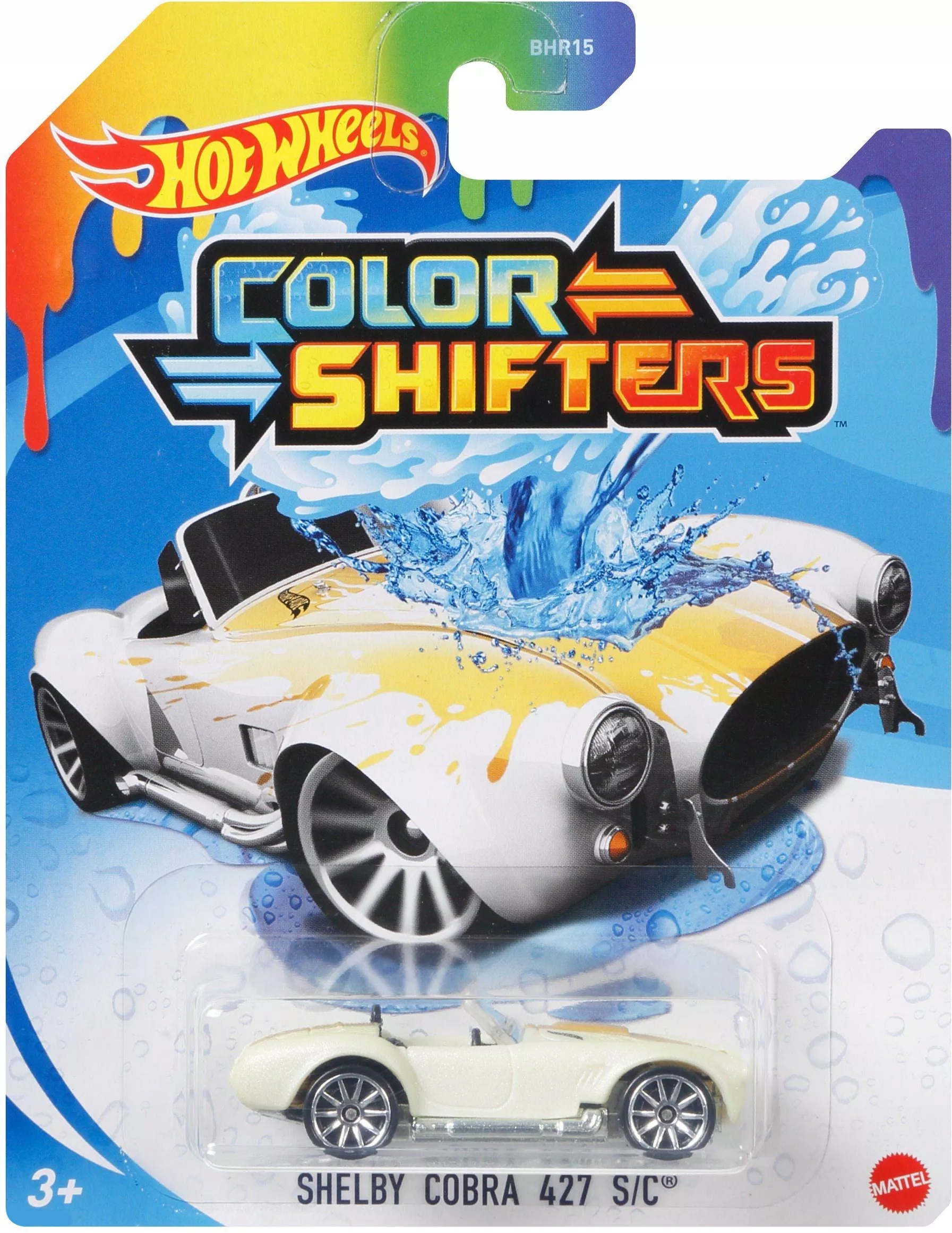 

Hot Wheels Autko Zmieniające Kolor Shelby Cobra N