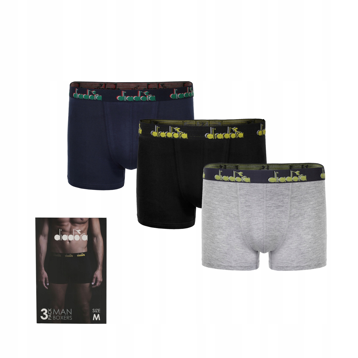 

Bokserki męskie Diadora Boxer 3PACK