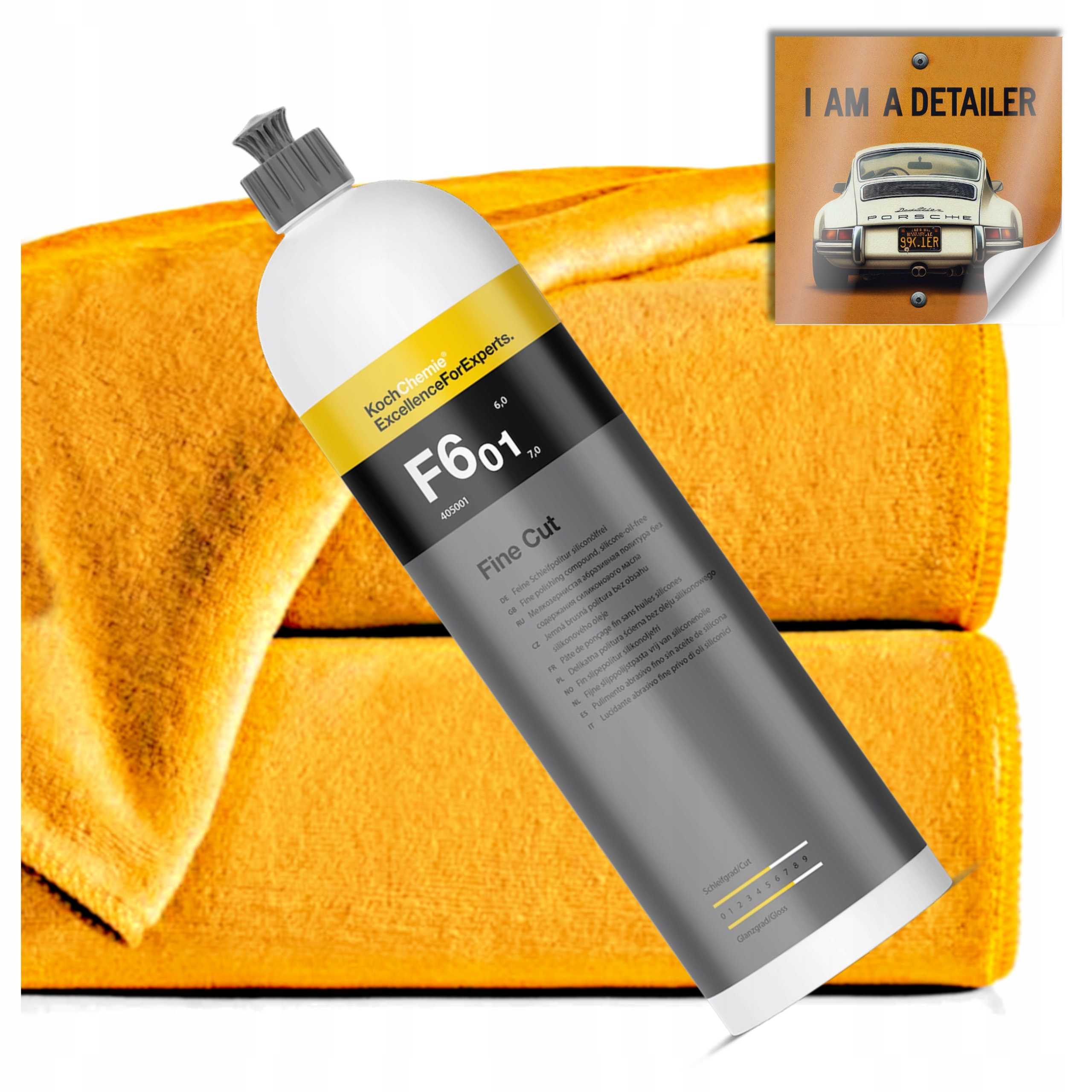 Koch Heavy Cut F6.01 Stredne rezná leštiaca pasta odstraňuje škrabance 1000 ml