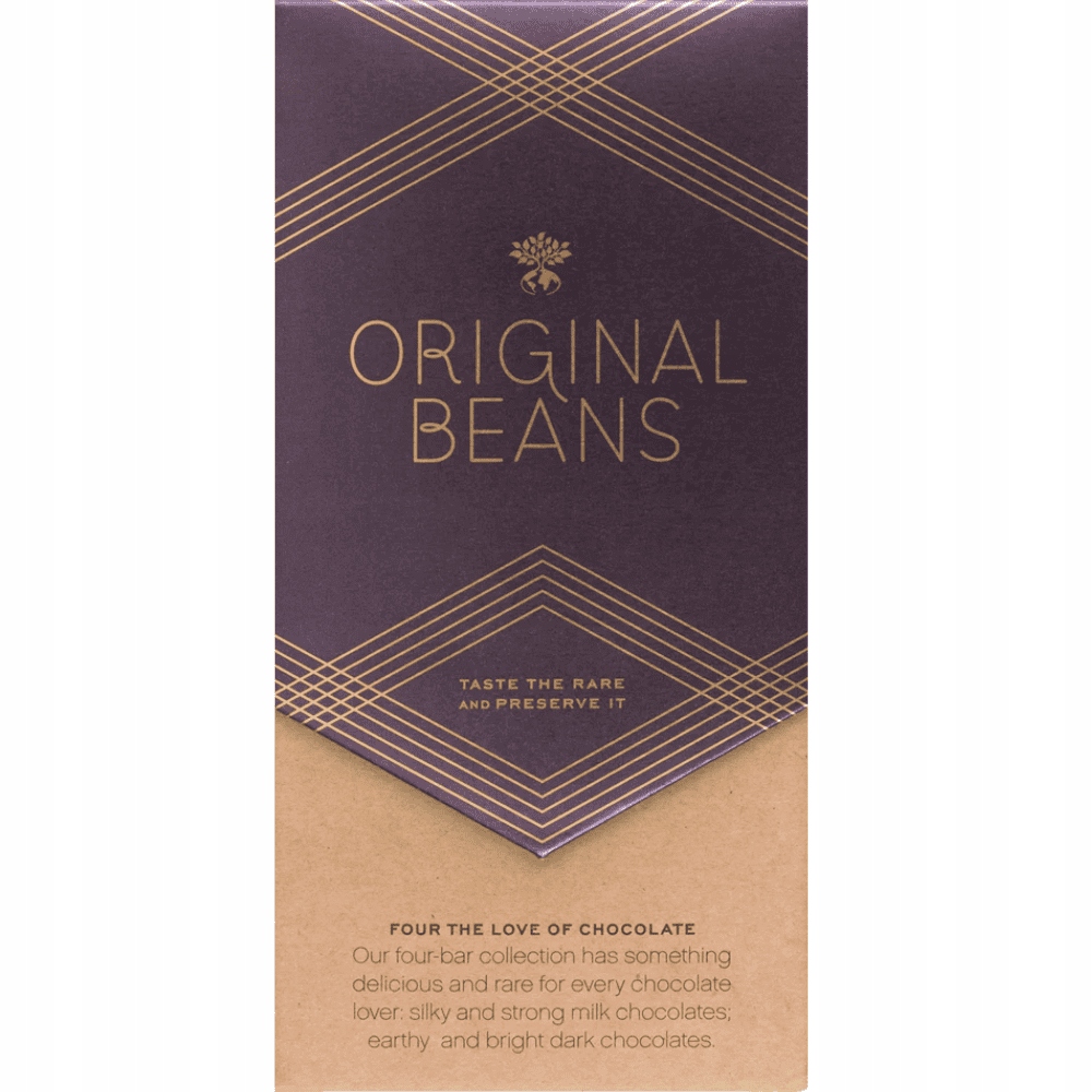 Levně Original Beans sada čokolád Four the Love 4x70 g