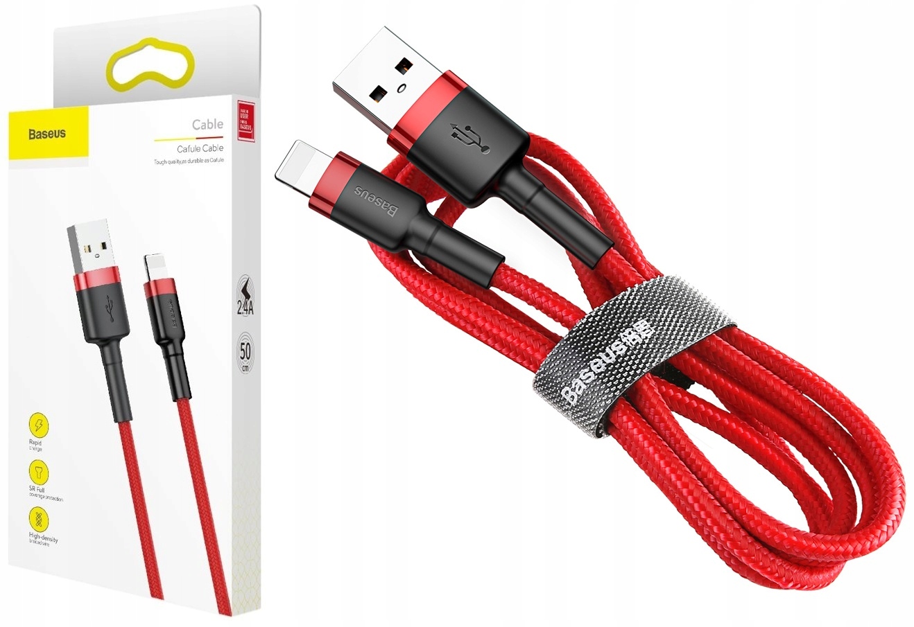 

Baseus Szybki Kabel Lightning Usb Do Iphone 50CM