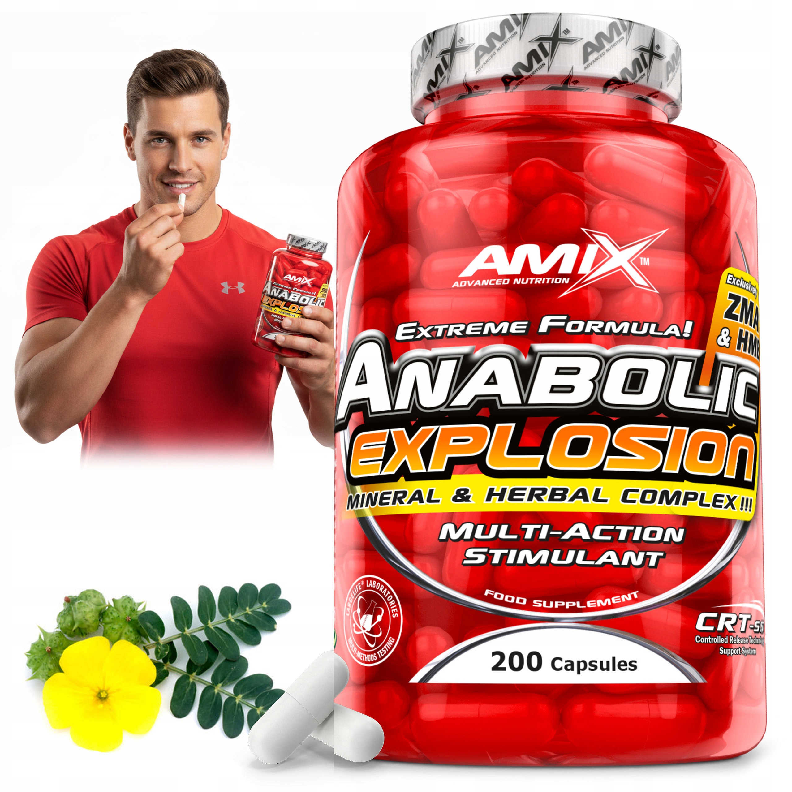 Kondicionéry Na Svalovou Hmotu 6 V 1 – Zma, tribulus, Hmb, taurin, testosteron
