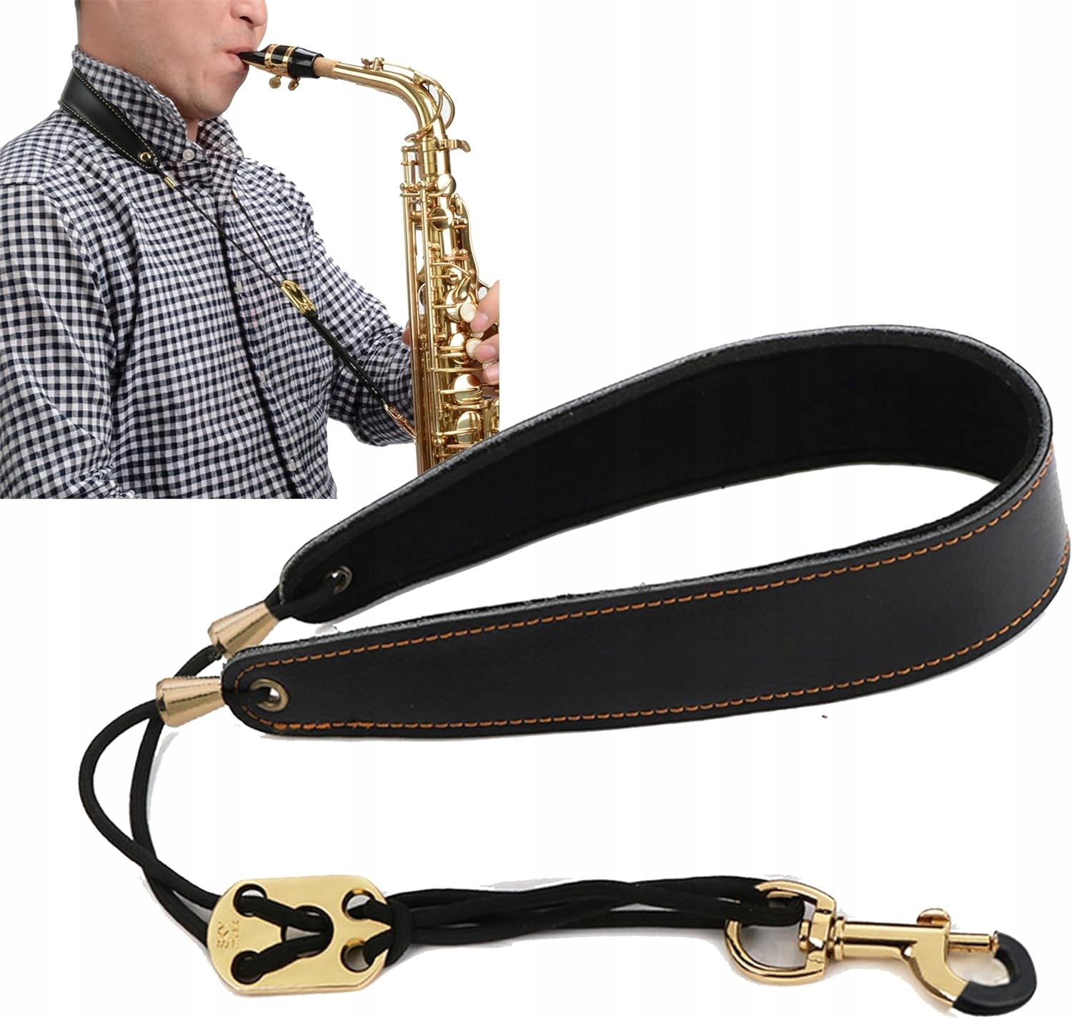 PASEK DO SAKSOFONU 45-56 cm 30kg udźwigu