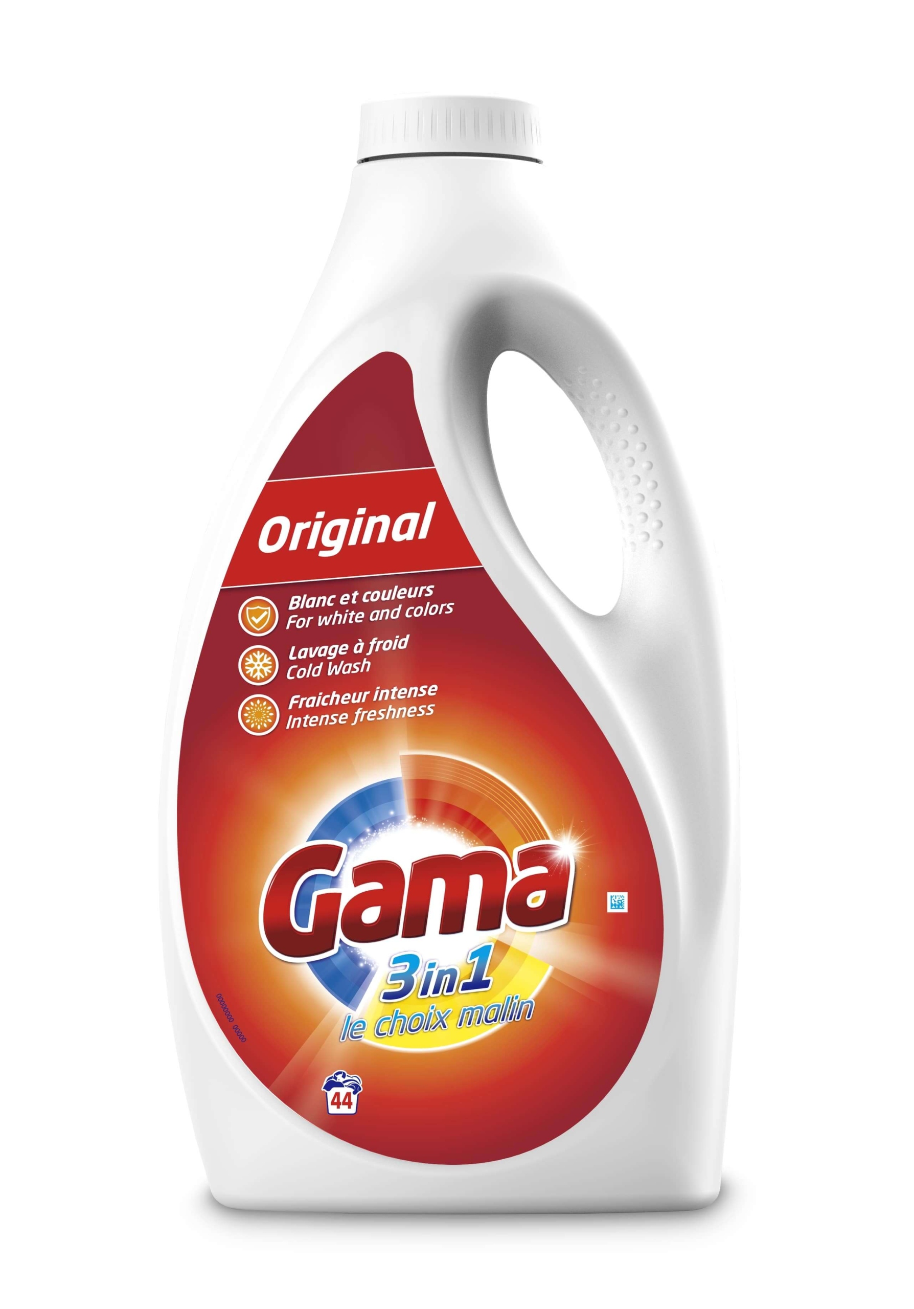 

Gama Żel do prania 2200ml 44Prania 3w1 Original