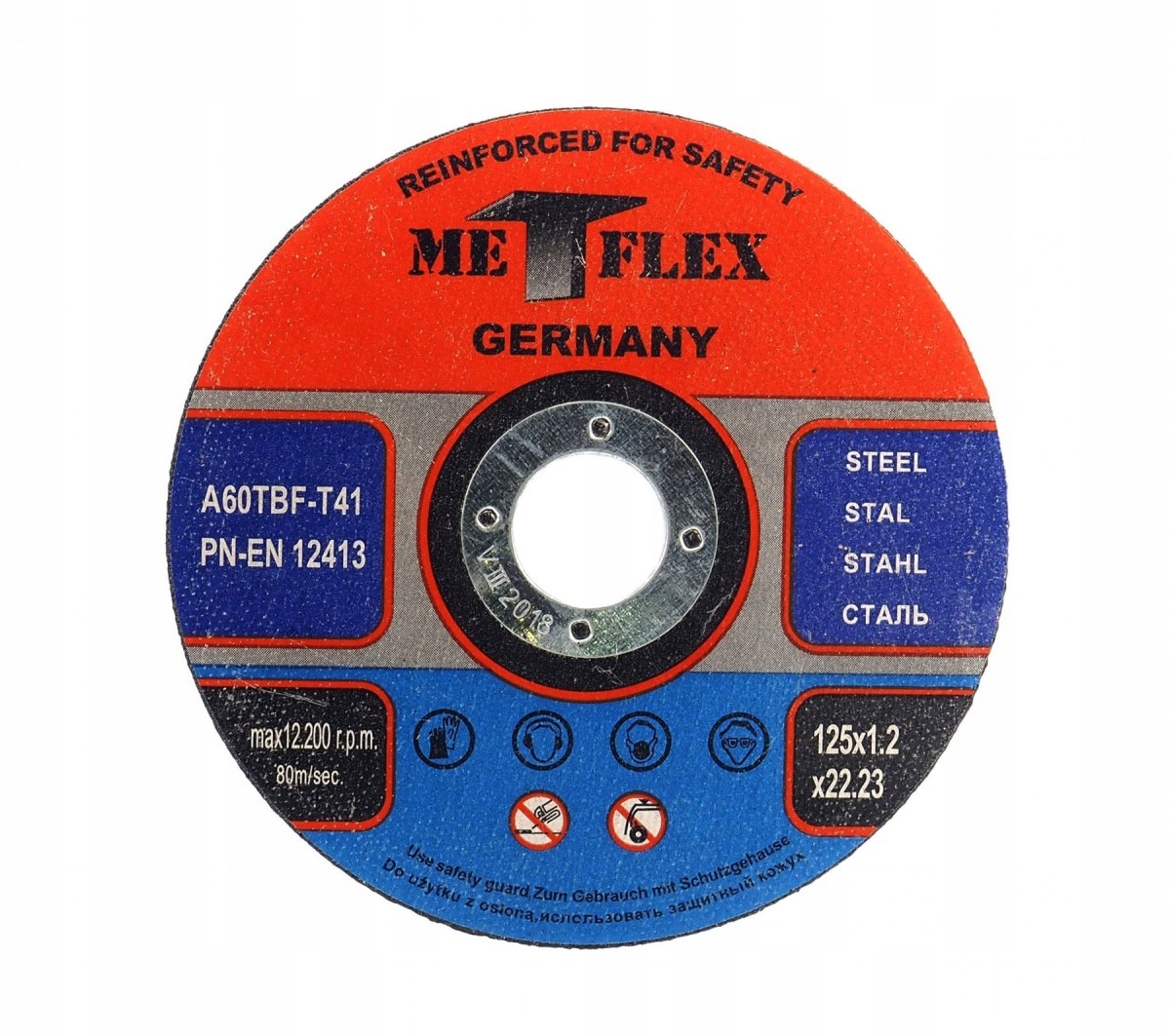 

Tarcza do cięcia metalu stali Metflex 125x1,2