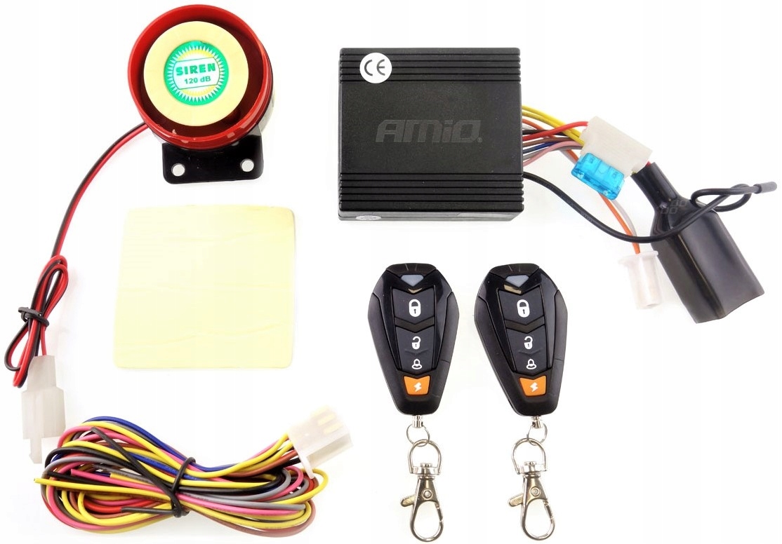 

Alarm Do Motoru Skutera Quada Motocykla 2 Piloty