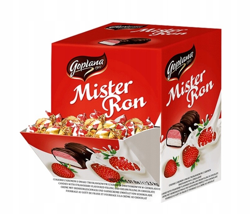 Goplana Mister Ron Cukierki w czekoladzie 2,5 kg