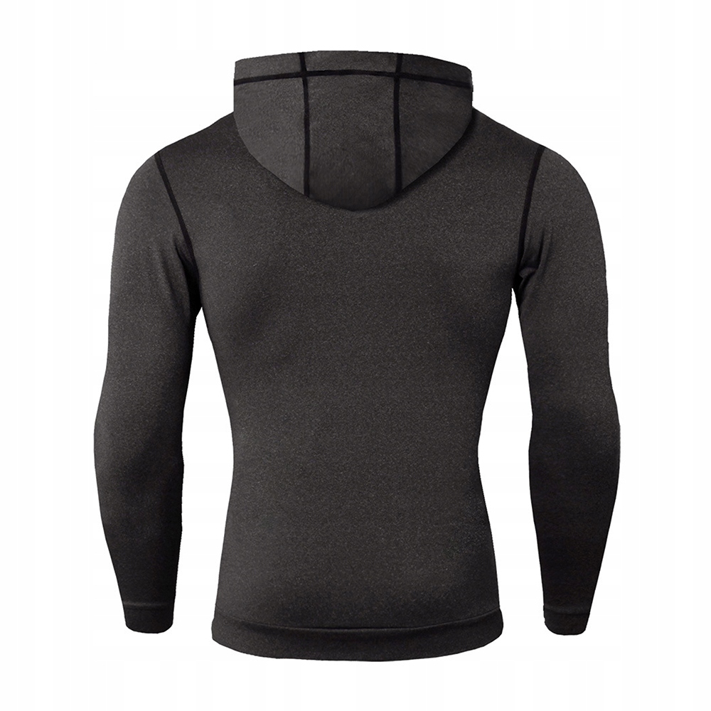 MĘSKA SWOBODNA SPORTOWA KURTKA Z KAPTUREM,2XL Materiał dominujący poliester