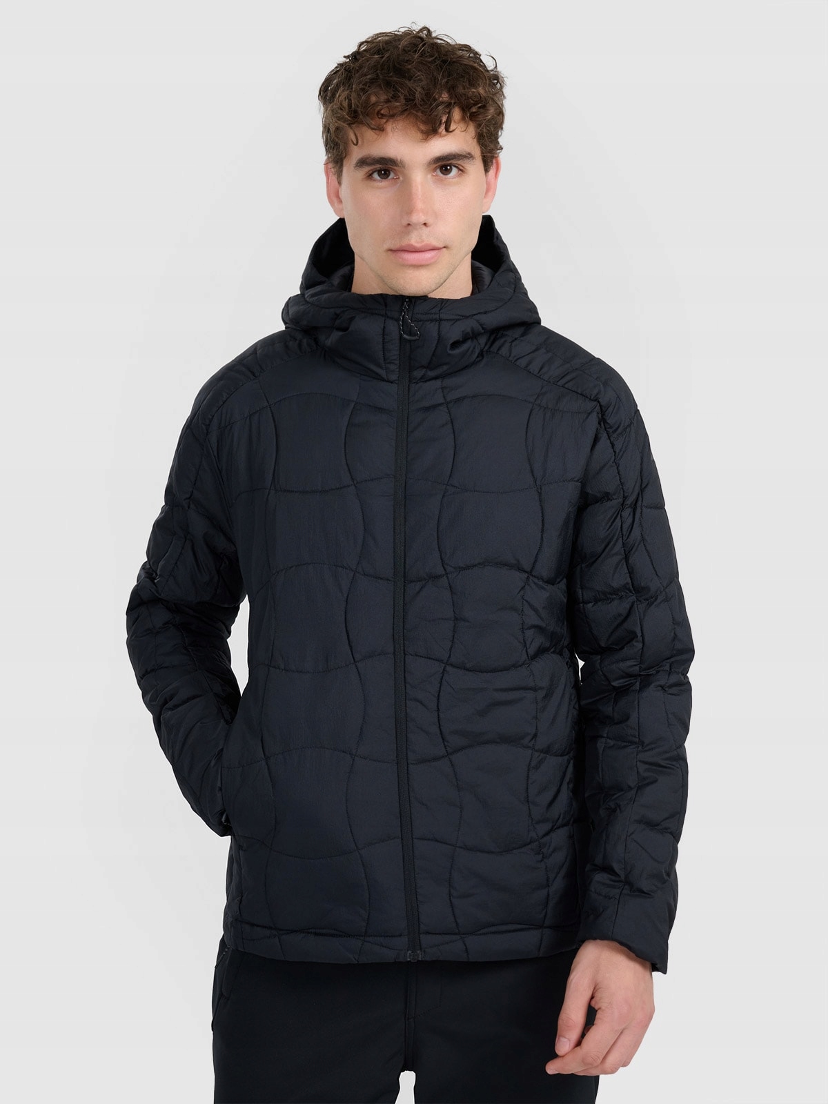 4F Pánská treková bunda Černá L