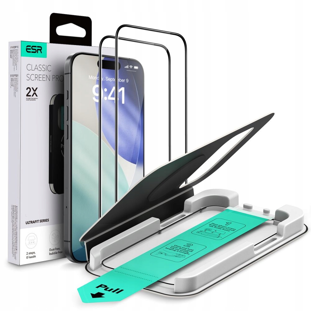 Szkło hartowane do Iphone 17 Pro Max Esr Ultrafit 2-PACK
