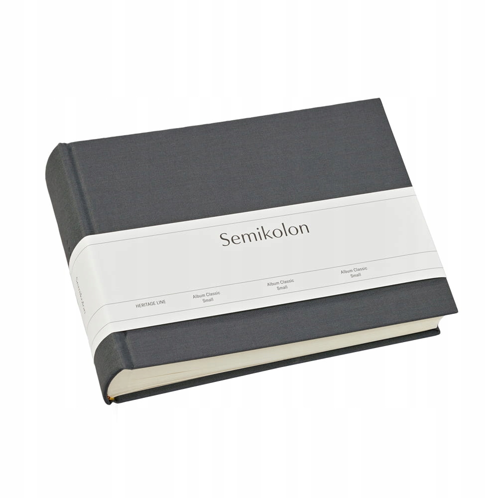 Album Semikolon Classic Small, krémové listy, lava stone