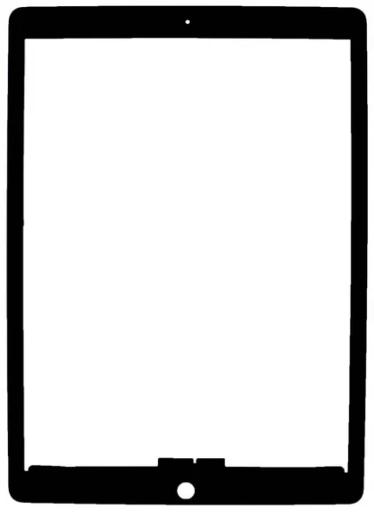 Sklo s dotykem Oca pro iPad Pro 12,9 (1 Gen) černá černá