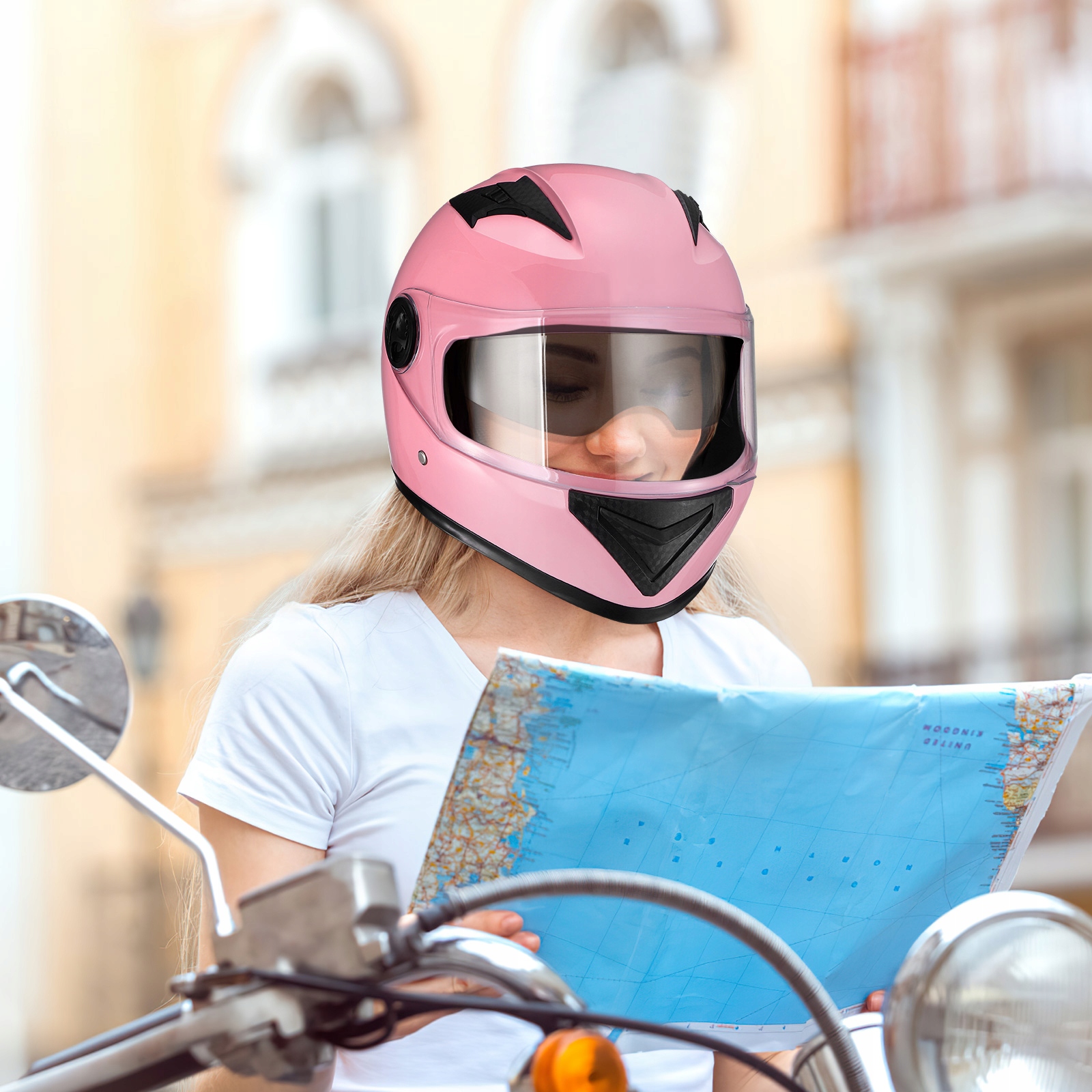 KASK MOTOCYKLOWY KASK Integralny KASK WYŚCIGOWY Marka inny