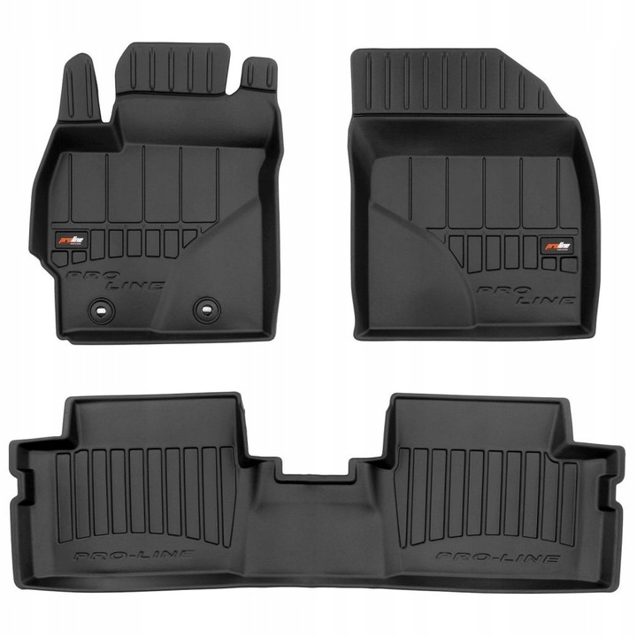 Gumové Koberce Toyota Auris 1 2006-2012 Korytka 3D