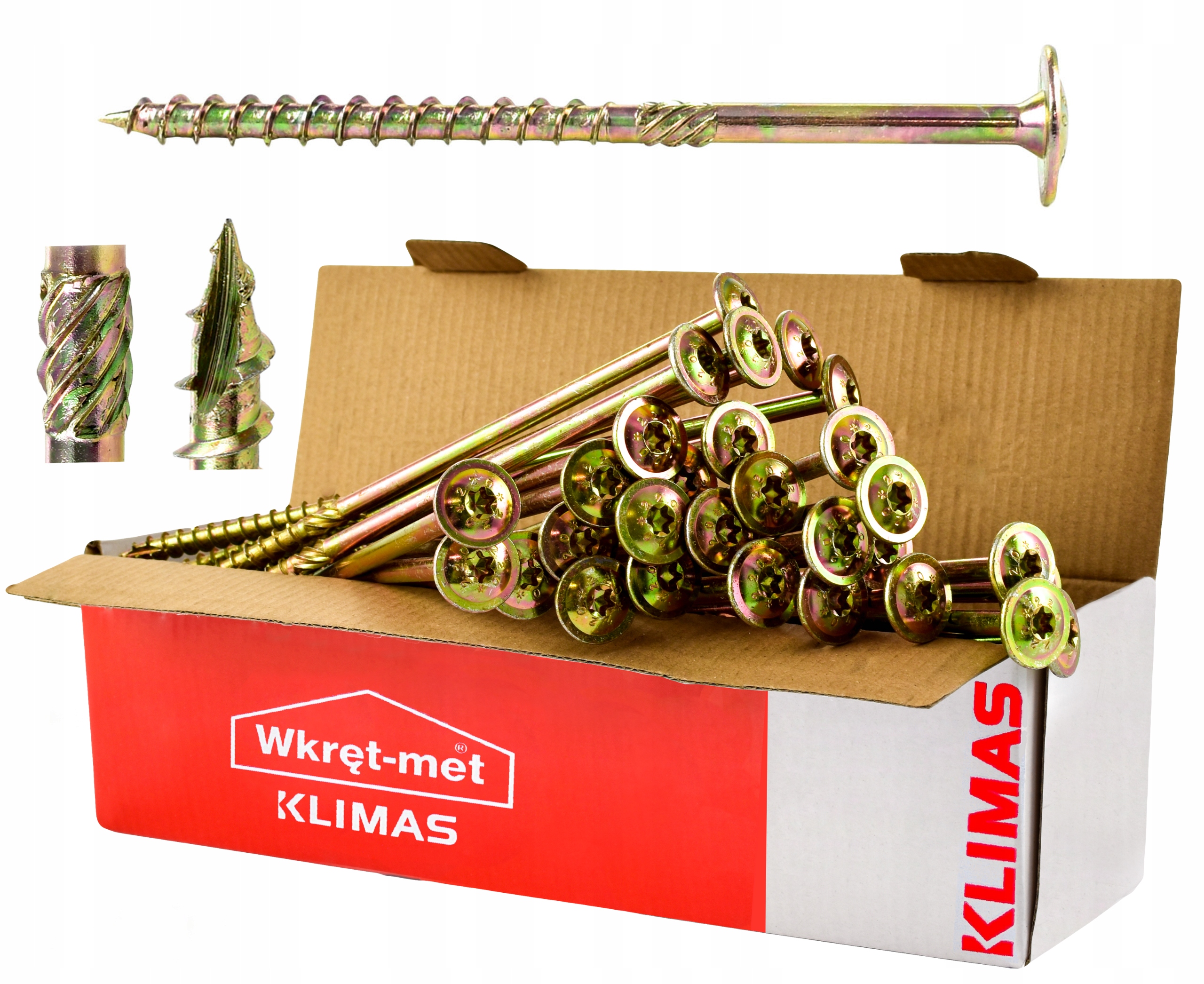 

Wkręty Ciesielskie do drewna Talerz Torx x25 8x140