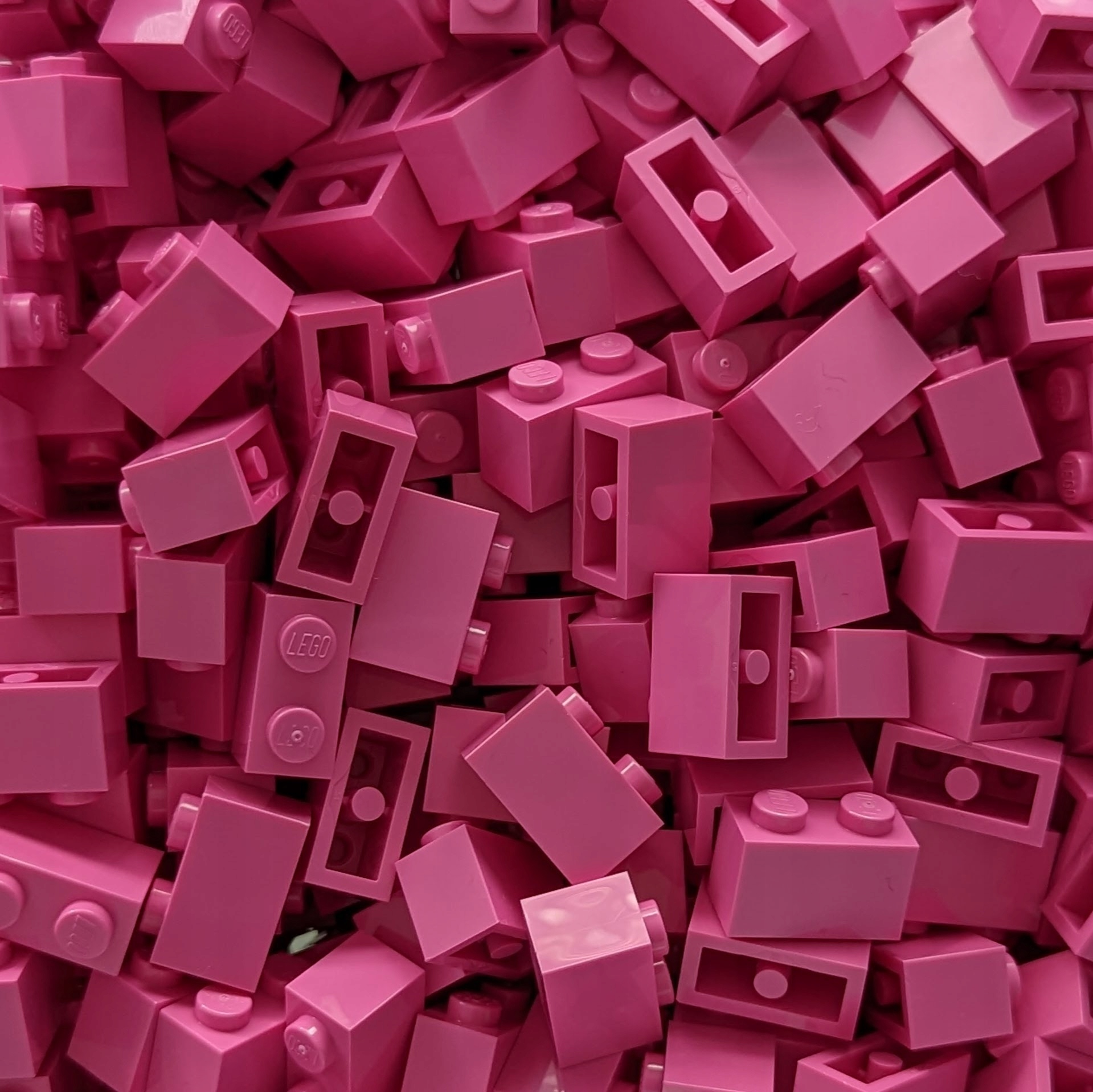 

Pakiet Lego 3004 Klocek 1x2 C różowy 20szt Nowy