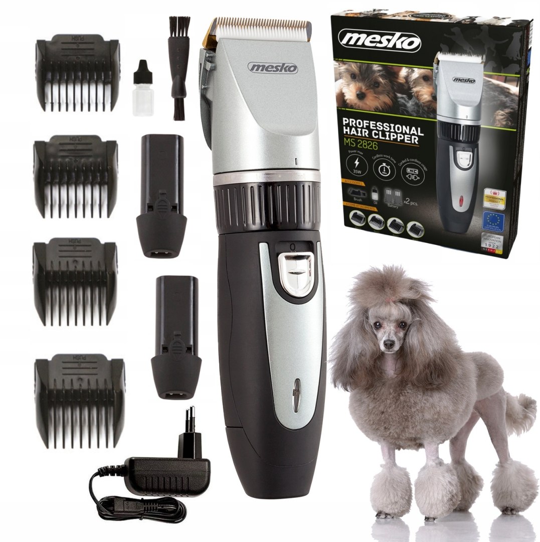 Levně Akumulátorový Bezdrátový Tichý Zastřihovač Pro Zvířata A Psy