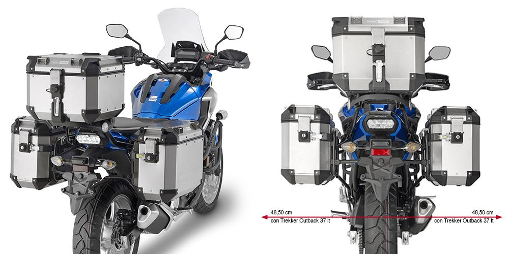 Rám bočných kufrov Givi Outback Honda NC750X (16 > 17)