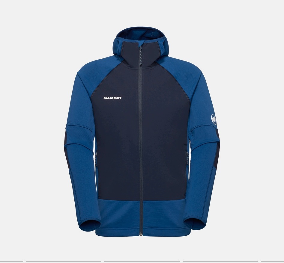 Bluza męska Mammut Massone ML Hooded Jacket Men Tschiel-marine niebieski XL