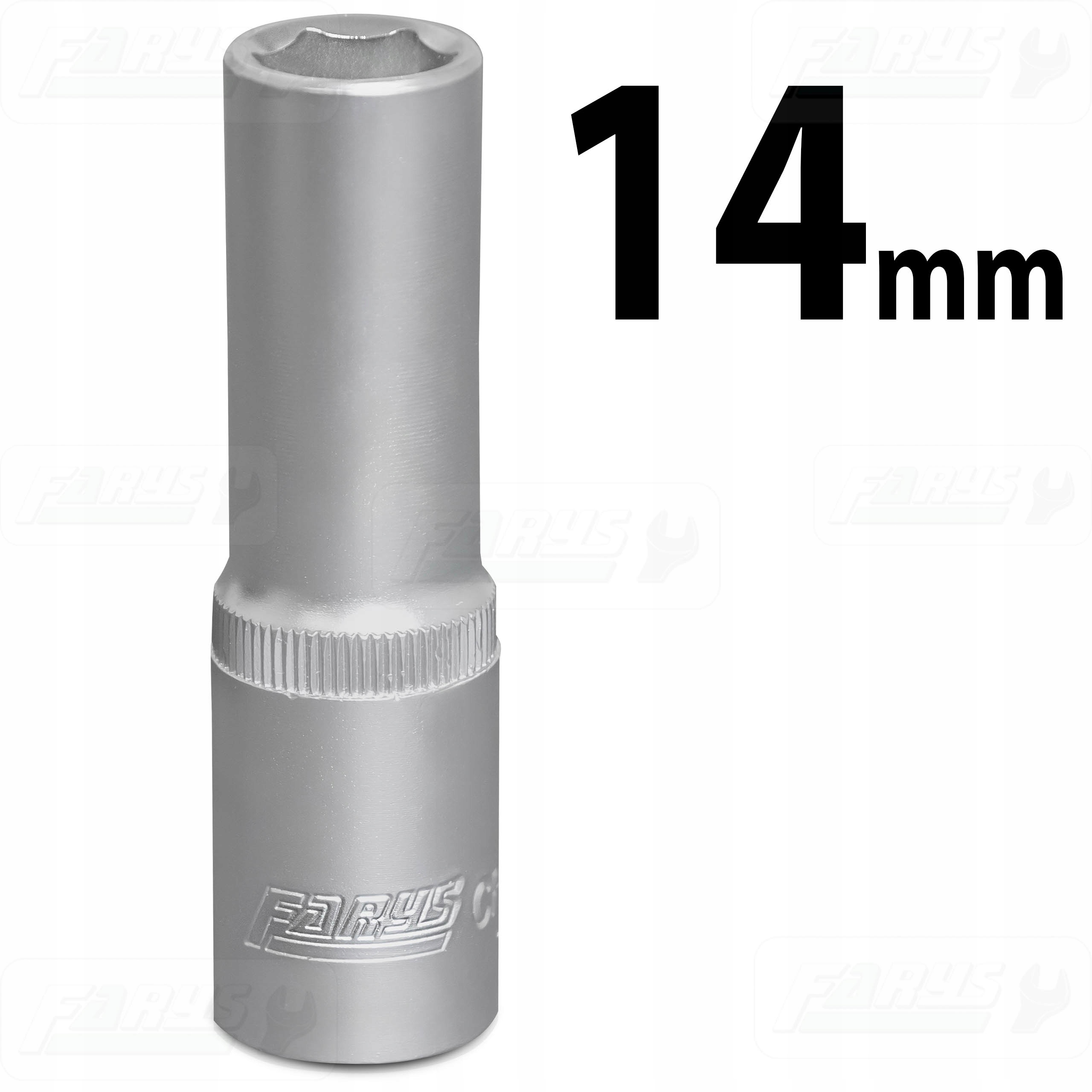 Nasadka 14mm 1/2" Sześciokątna Długa 6-kątna CrV Mocna Farys FR1241