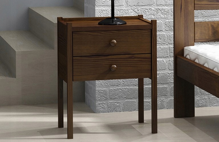 SZAFKA STOLIK NOCNY SOSNOWA IDA OLCHA DĄB ORZECH Szerokość mebla 40 cm