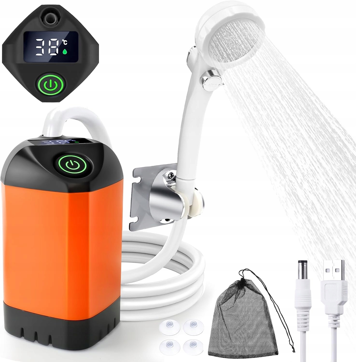 Přenosný Turistický Kempingový Automobilový Sprchový Kout Na Akumulátor 4800 mAh