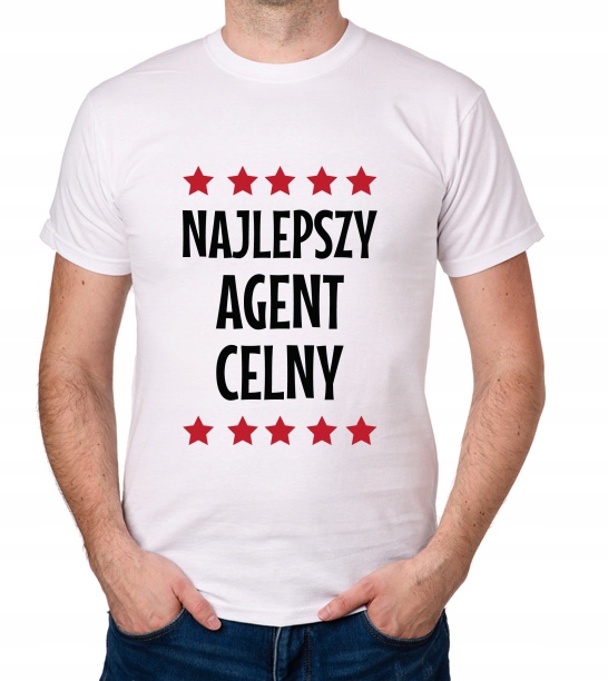 

koszulka Najlepszy Agent Celny prezent