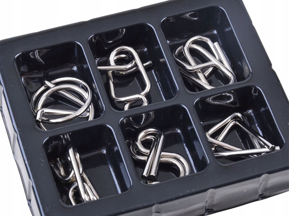 Metalowe puzzle łamigłówka zagadka logiczna GR0438 Minimalna liczba graczy 1