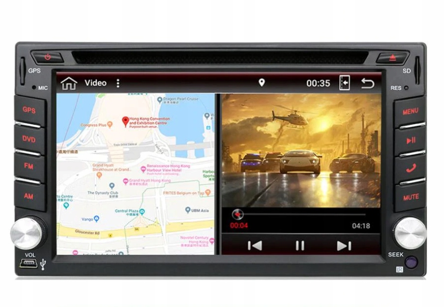 RADIO ANDROID 2DIN DVD GPS NAWI PX6 4/64 +KAM DSP! Rodzaj brak informacji