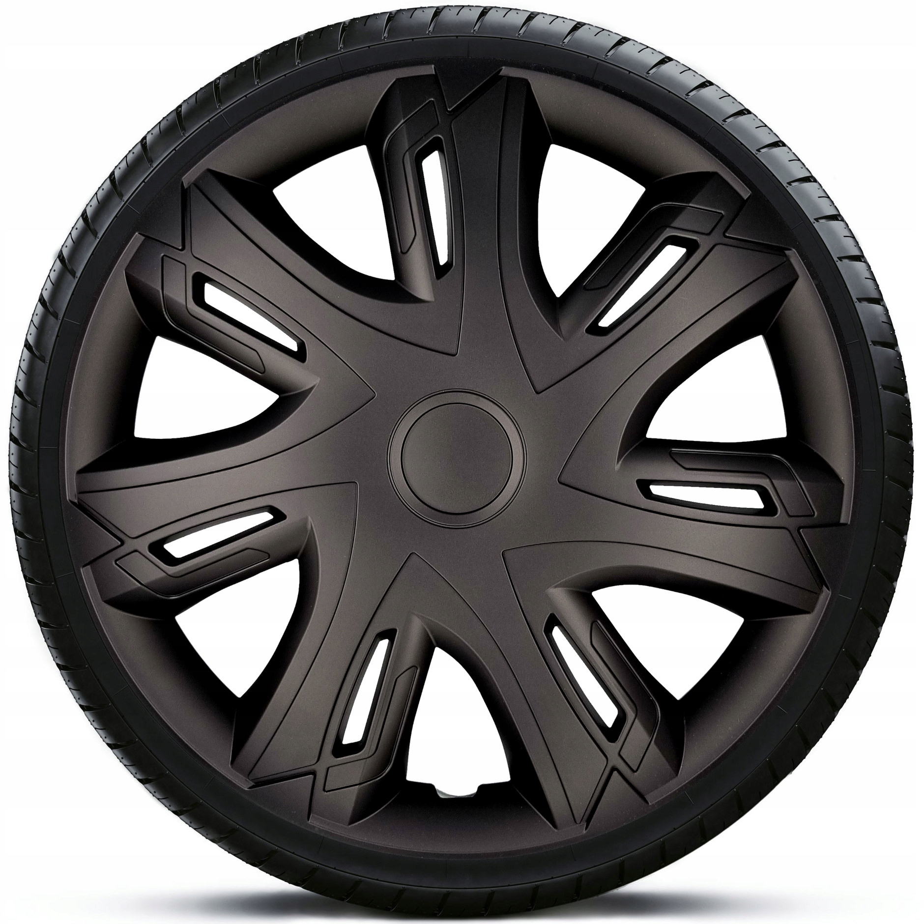 

4x Kołpaki 16 Czarne Matowe Tuning