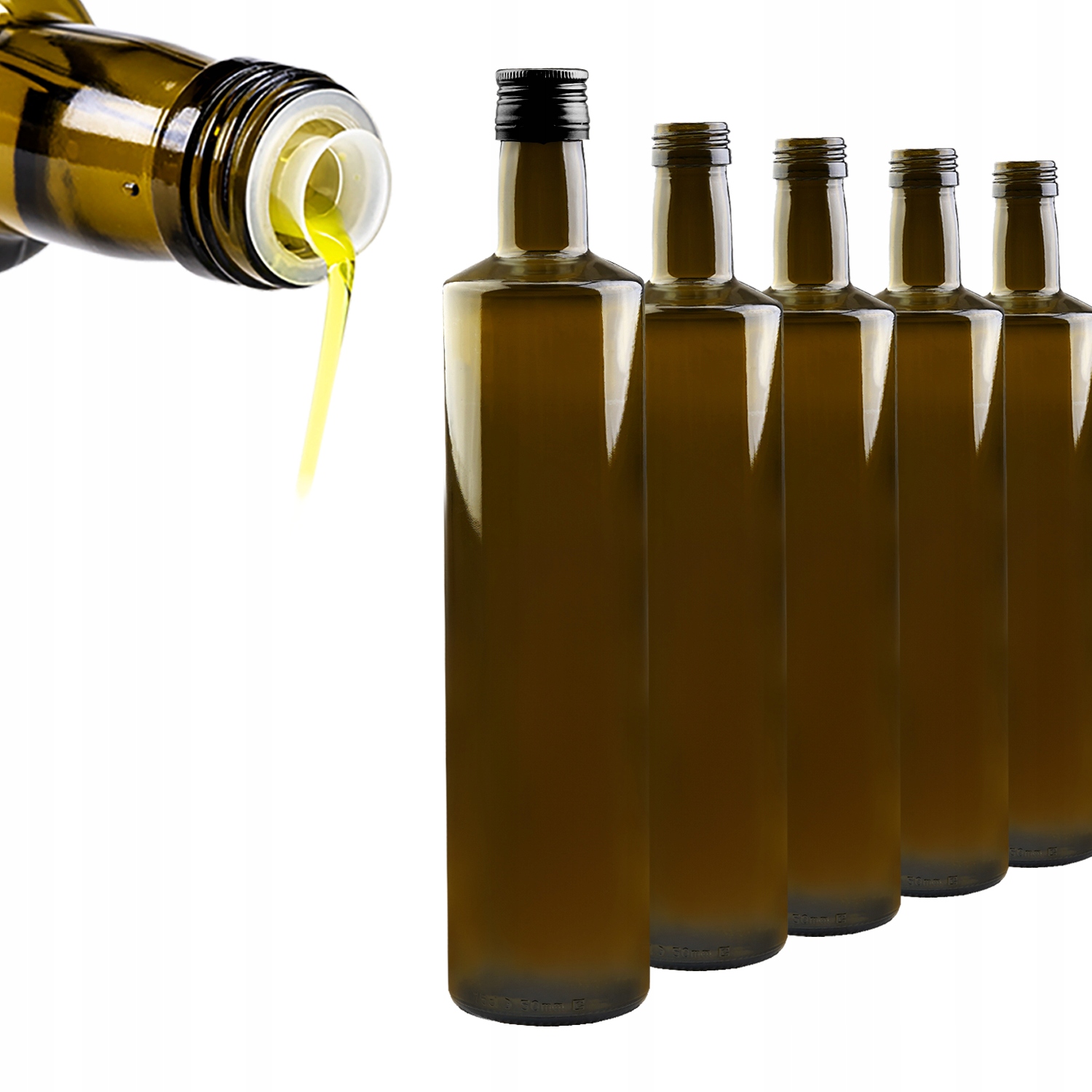 40ks Lahviček S Dávkovačem Alkoholu Na Olivový Olej Víno Dorica 750 ml