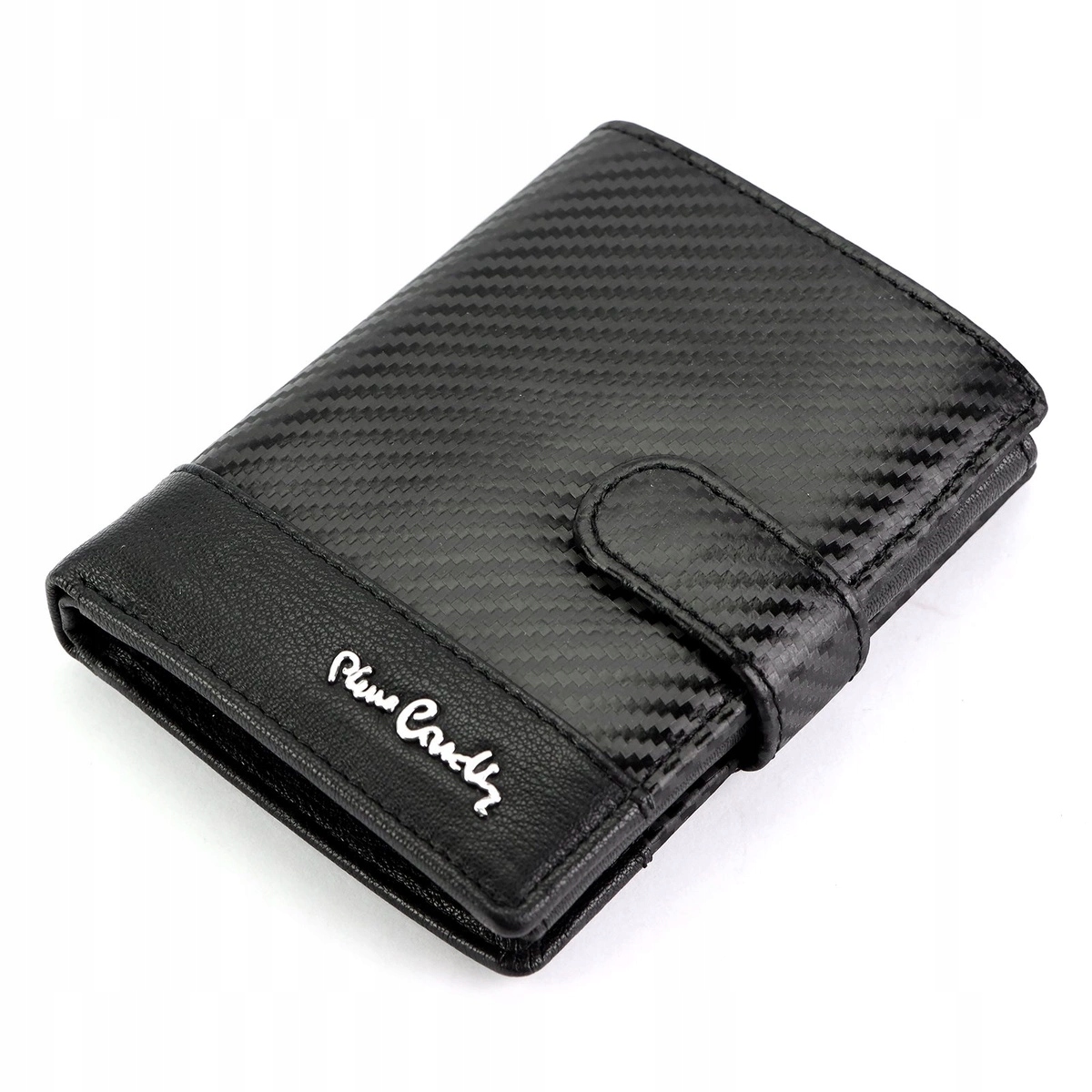 Pionowy duży pojemny Skórzany męski portfel marki Pierre Cardin z RFID Rodzaj portfel