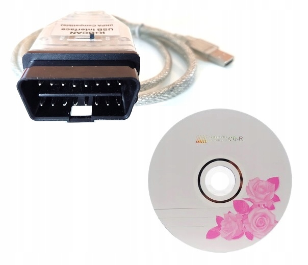 INTERFEJS KABEL USB OBD2 DO BMW K+DCAN INPA ISTA