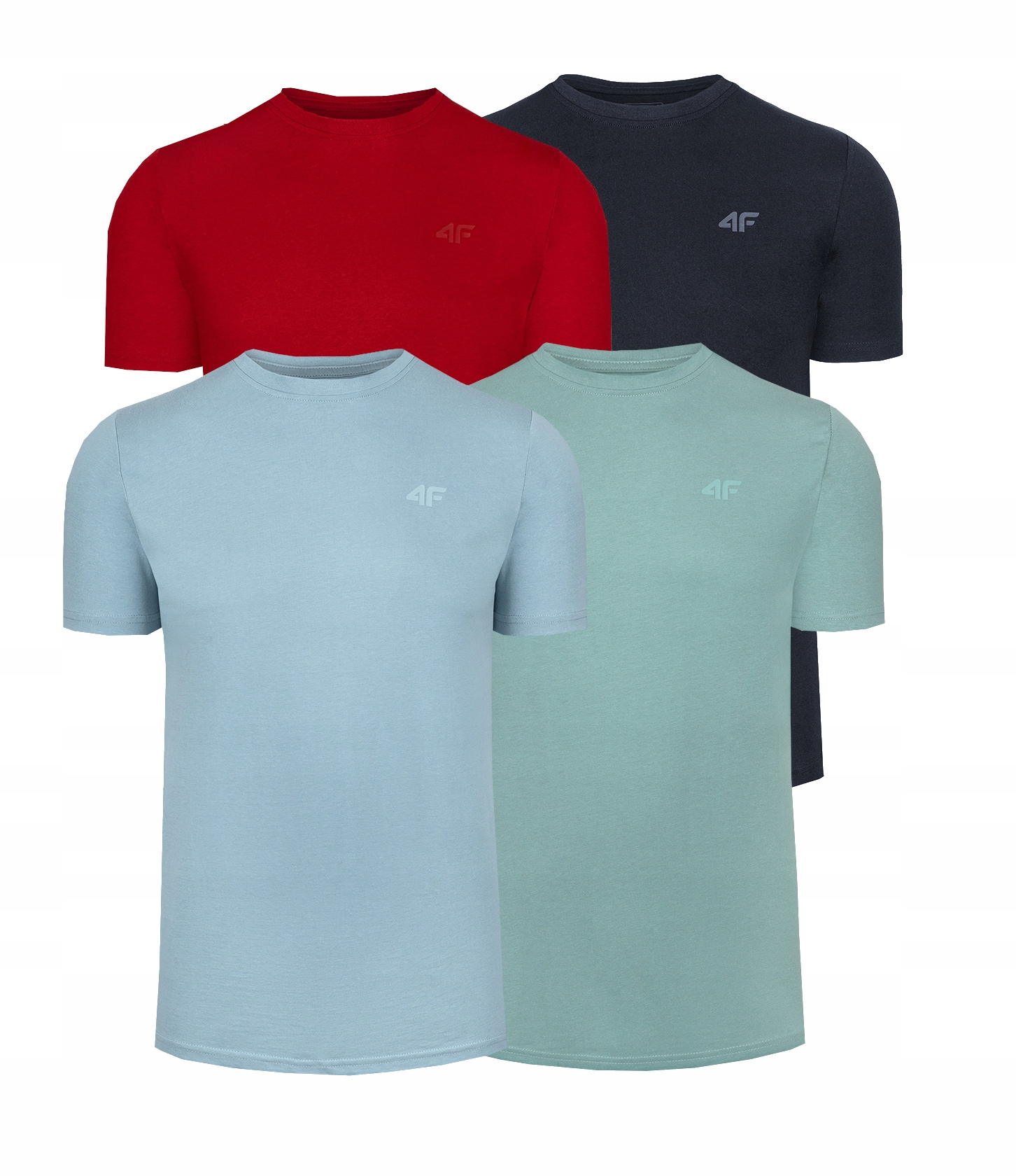 

4F T-shirt Koszulka Męska Zestaw 4 Szt.