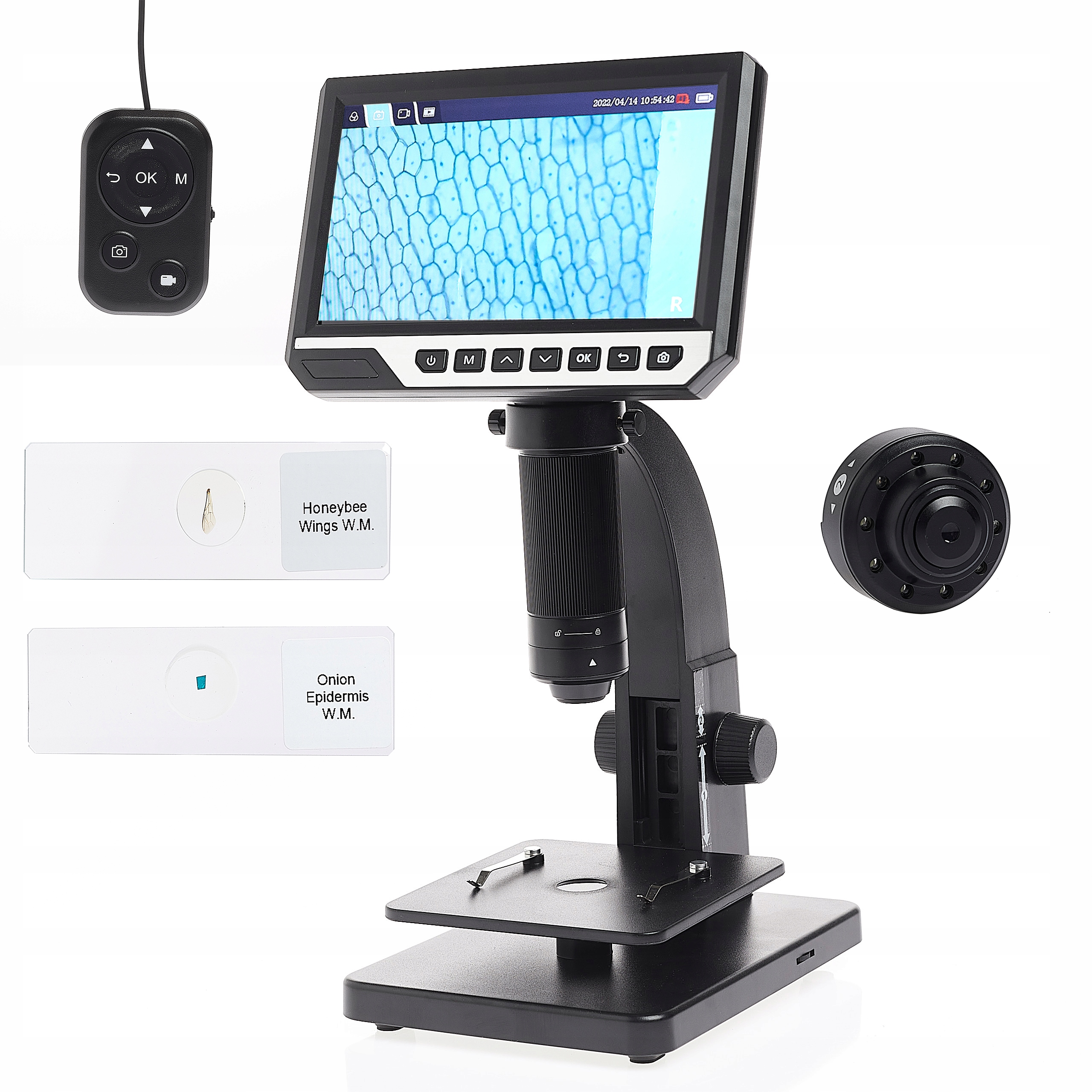 Digitální Biologický Led Mikroskop 2000X LCD 7 Palců