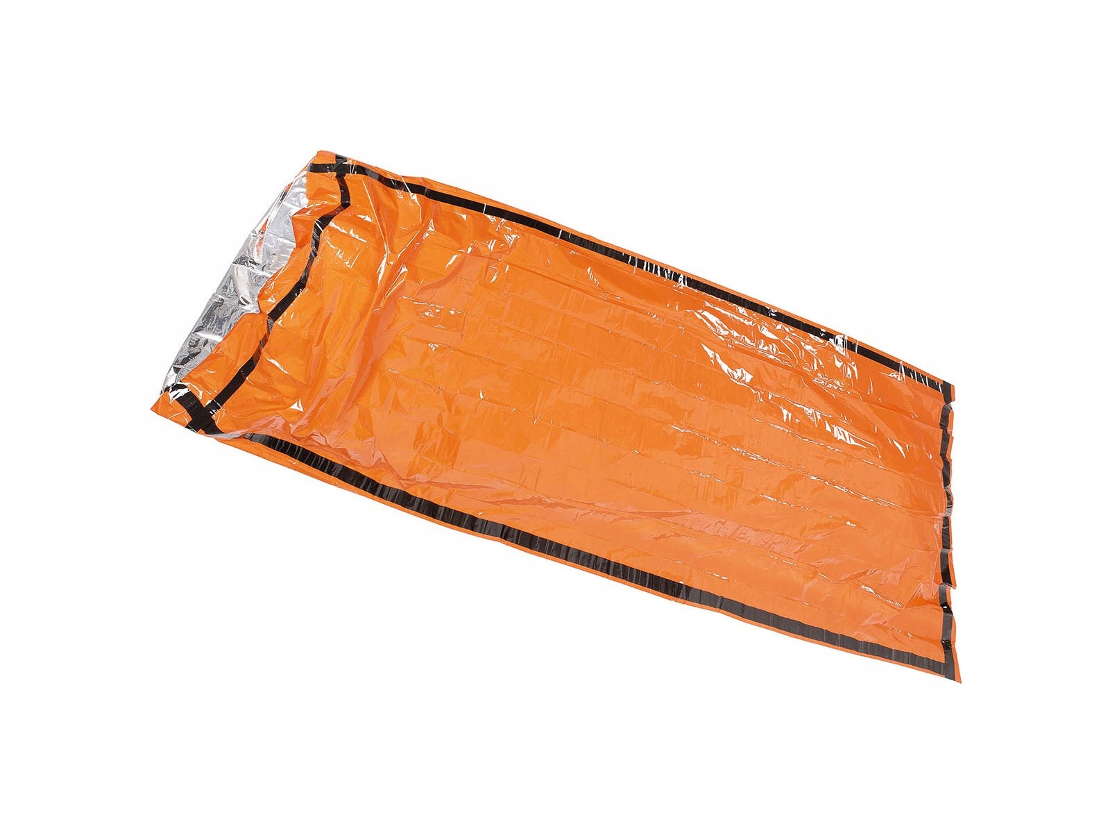 Śpiwór awaryjny, ratunkowy z folią aluminiową 210x90 cm