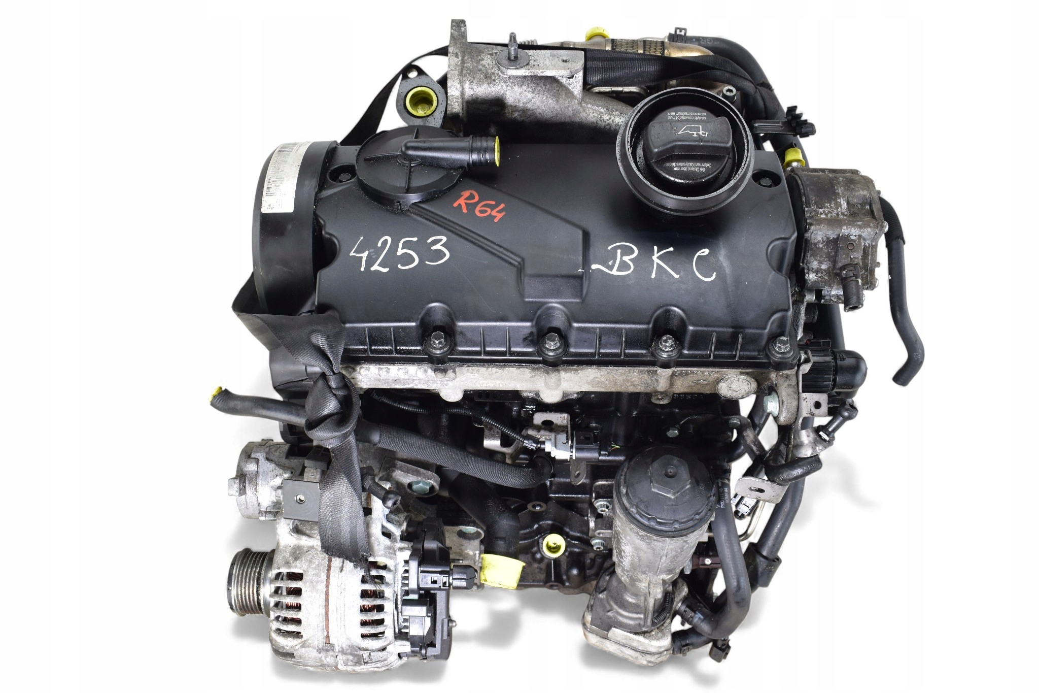 engine GOLF V PASSAT B6 SUPERB II TOURAN ALTEA 1.9TDI 105KM BKC @KOMPRESJA@