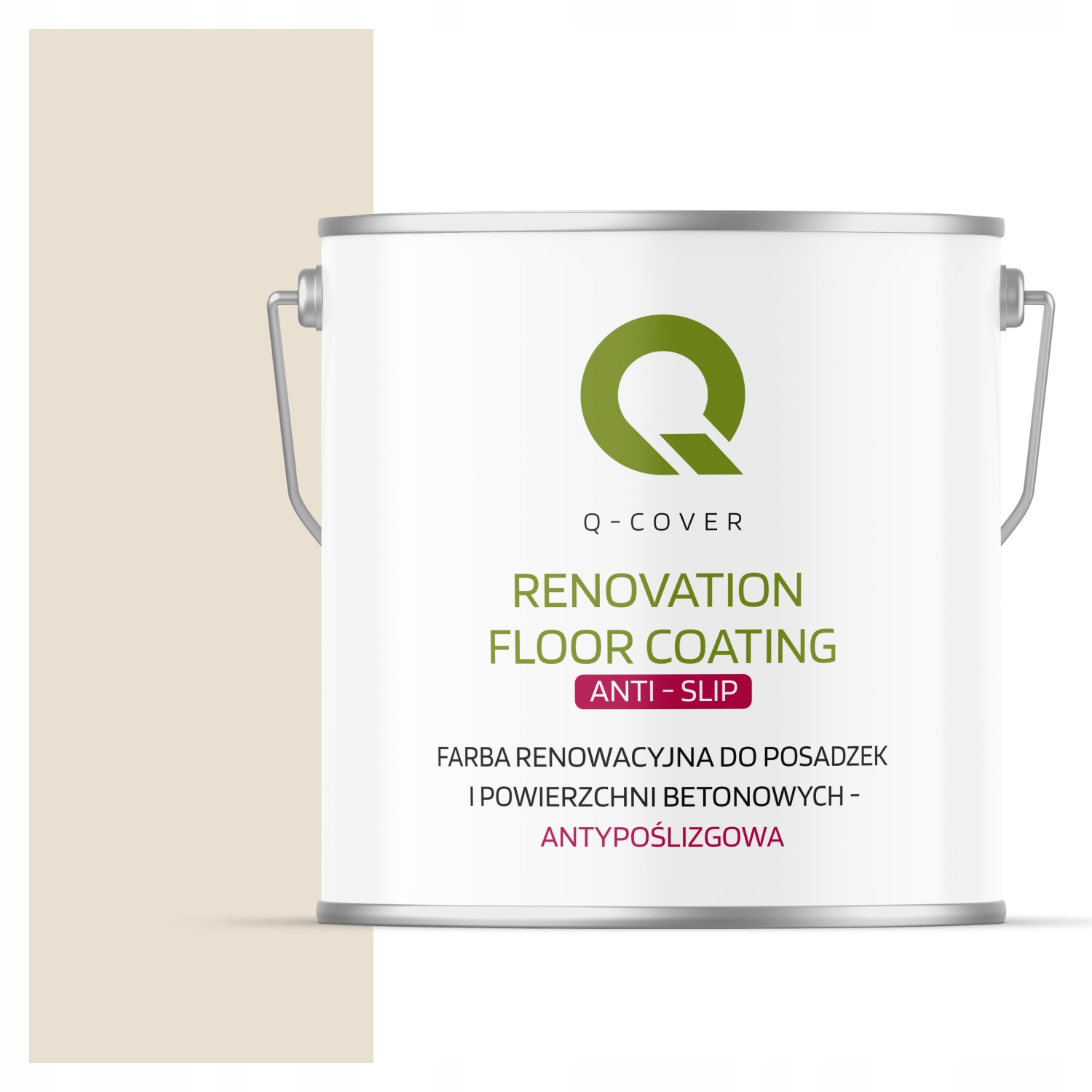 Renovačná Farba Na Podlahy Protišmyková Uv Krémová RAL9001 Mat 5 L