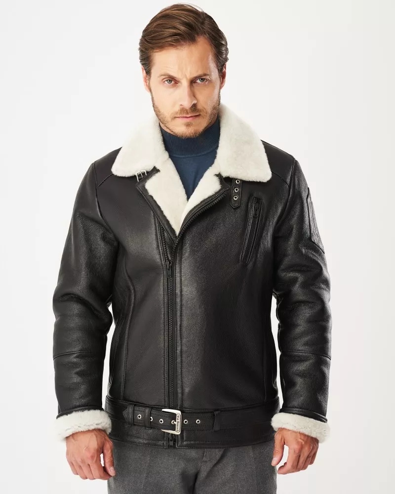 Kożuch męski Thomas zimowa ramoneska L