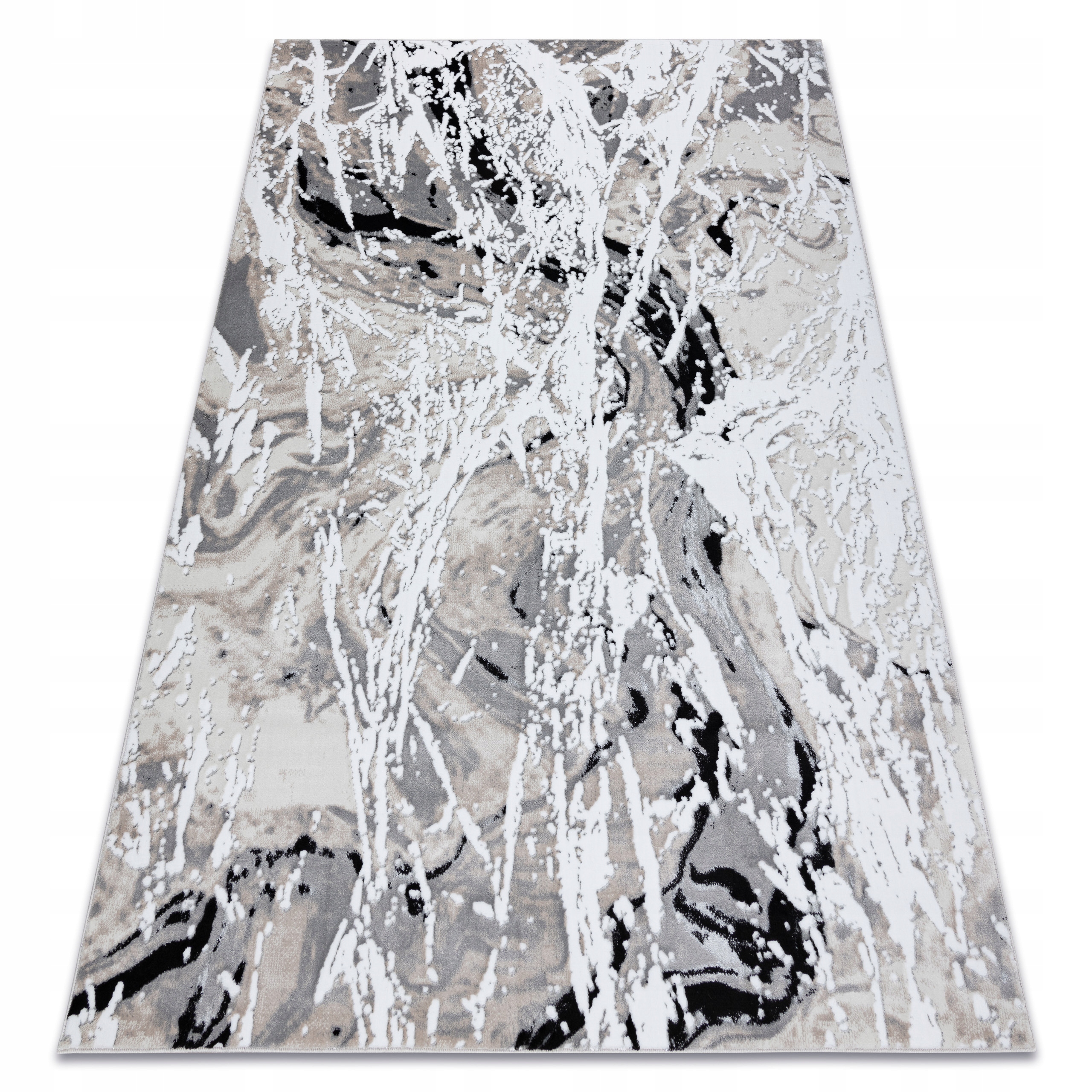 Dywan Glamour 200x290 Abstrakcja beż/szary #AT3265