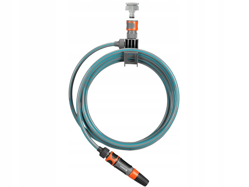 Wąż Spiralny 7,5M-ZESTAW Ze Zraszaczem Prostym